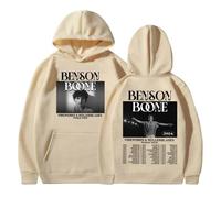 Genérico Benson Boone Sudadera con Capucha para Hombre Y Mujer, Tops Informales, Sudadera, Ropa De Calle Harajuku, Jersey (4 L)