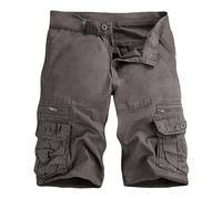 Genérico Bermudas Hombre Verano - Pantalones Cortos De Algodón para Hombre Pantalones Cortos De Algodón con Bolsillo Pantalones Cortos De Ocio Y Ejercicio para Hombre Sin Cinturón