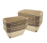 Genérico Berry Basket - Pulp Fiber, 4.33x4.33x2.36in Fruit Basket Ventilated Design | Lightweight And Eco-Friendly Produce Container, Storage Box For Strawberries, Cherries, And Kitchen Use