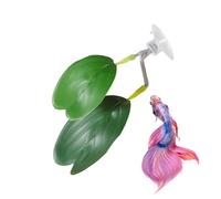 Genérico Betta Hammock, Betta Fish Leaf Pad | Suction Cup Interactive Leaf Bed | Bettas Hammock Aquarium Accessories For Resting Playing Breeding Spawning Small Shrimp Guppy Cichlids