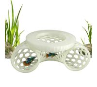 Genérico Betta Hammock Cave, Glow in Dark Aquarium Shelter, Floating Rest System, Durable Acrylic Leaf Build Structure, Decorative Fish Habitat Design Style, Home Office Use for Dorm Apartment