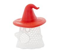 Genérico Betta Hammock - Halloween Ghost Aquarium Shelter for Fish, 3D Printed Floating Fish Rest Cave with Feeding Ring, Hanging Betta Hideoutt for Shrimp, Crayfish, Cichlids, Aquatic Pets
