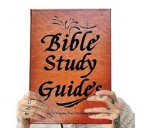 Genérico Bible Study Guide - Daily Devotional Journal, Summary Workbook with Scripture Reflection Prompts, Spiritual Growth Tracking Pages, Ideal for Morning Prayer Group Session Personal Meditation