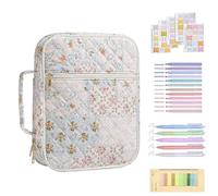 Genérico Bible Study Kit - Bible Study Supplies Set | Highlighters Pens Bookmarks Labels | Quilted Bible-Cover Organizer Case For Girls Women Teens Adults School Prayer Daily Devotion Faith Beginners