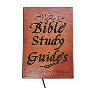 Genérico Bible Study Notebook, Daily Devotional Journal with Scripture Quotes, Faith Planner and Prayer Organizer, Spiritual Growth Journal for Men, Women, Couples, Catholic and Christian