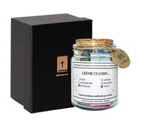 Genérico Bible Verses in a Jar | 90 Piezas de Frasco de Versículos Bíblicos en Español | Frasco con Codificadas por Colores | Tarro De Ahorro De Versículos