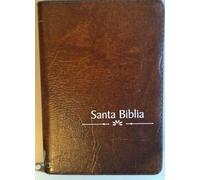 Genérico Biblia Reina Valera 1960 Letra Grande Piel Sintética con Cremallera Edición Promesas Tamaño Portátil