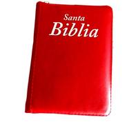 Genérico Biblia RV 1960 Letra Grande Piel Sintética con Cremallera Versión Reina Valera Tamaño Portátil