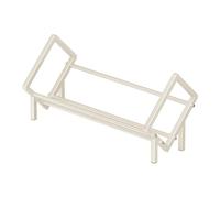 Generico Biblioteca De Oficinas - Estantería De Mesa De Acero Al Carbono Duradero | Librería Biblio Multifuncional De 15.7 Pulgadas | Almacenamiento Compacto Para Salón, Hogar O Espacio