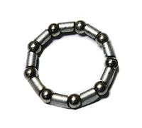 Genérico Bicicleta Bike Auriculares Caged Ball Cojinete Frontal Eje Delantero Soporte Fondo Bifurcación Rodamientos Eje Medio Eje Trasero Piezas de Ciclismo Reemplazo(31-22mm)