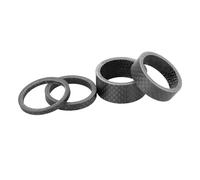 Genérico Bicicleta de Carretera Auriculares de Bicicleta Tallo de Fibra de Carbono Ajuste 1 1/8 Pulgada 28.6mm Stem Frente Frente Spacer Spacer Accesorios de Ciclismo Reemplazo(9Pcs Set)