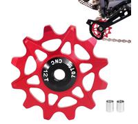Generico Bicicleta de montaña Derailleur Pulley, 12T Bike Guide Roller, Lightweight Wheel Part for Road Riding City Conmuting Biking Professional Repair Hardware Supplies Modern Vehicle Utility Guard