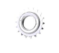 Genérico Bicicleta Plegable BMX 14T 16T 18T 20T 22T 24T Bicicleta tricímica Volante Libre de una Sola Velocidad(18T Silver)