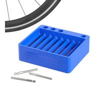 Genérico Bicicletas Spoke Storage Box, Partitioned Organizer Case, Portable Sorting Tool, Quick Access Design, Durabled Wheels Ideal for Accessories, Workshop Use, 3.17x2.78x0.98 in