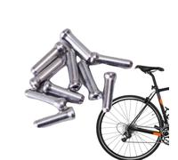 Genérico Bicycle Brake Cable End Caps - 10Pcs Aluminum Alloy Cable Caps Set