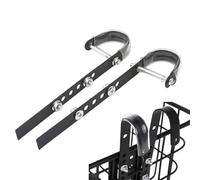 Genérico Bicycle Cargo Hook | 2 Pieces Adjustable Iron Quick Multifunctional Rack - Wire Bike Basket Hook | for Cycling Biking Outside Road Indoor Garage Storage Women Men