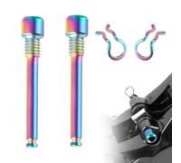 Genérico Bicycle Disc Brake - M4 Disc Bolt, Lightweight Alloy Screw | Bike Ďisc Brake Pad Pin Axles, Bicycle Screws for Mountain Road Cycling Repair Maintenance