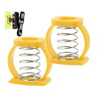 Genérico Bicycle Hinge Clip-Sturdy C-Shaped Clamp, Aluminum Folding Bike Buckle, Adjustable Lightweight Hinge Lever, Reinforced Spring Alignment, High Strength Frame Lock | For Folding Bikes