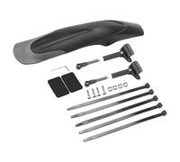 Genérico Bicycle Mudguard - Bike Tire Splash Guard | Widen Bicycle Fenders with Mud Flaps, Universal Wheel Splash Blocker, Front Rear Tire Mud Guards, Universal Full Covers, Adjustable Bike Fenders