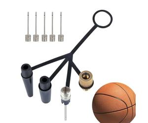 Genérico Bicycle Valve Adapter, 4-Claw Air Pump Connector, Tyre Inflation Converter, Portable Compressor Accessories, Workshop Gym Use, Pool Ball Compatible, Daily Cycling On Long Distance