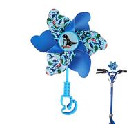 Genérico Bicycle Windmill for Kids - Handlebar Pinwheel Spinner | Eye Catching Bicycle Decoration for Tricycle, Scooter, Pushchair, Kids Bike, Outdoor Fun, Spinned Windmill Toy, Party Accessory