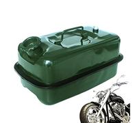 Generico - Bidón de reabastecimiento rápido - Depósito de combustible antifugas, contenedor, bidones para gasolina con diseño de manija de barras Verde, Acero inoxidable, 3 liters