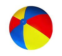 Genérico Big Beach Ball - Large Beach Balls Bulk | Giant Rainbow Inflatable Pool Toy | Large PVC Swimming Ball For Kids and, Colorful Summer Party Favor For Beach Games, Backyard Water Fun, Outdoor