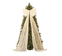 Genérico Big Christmas Tree Bow - Large Decorative Holiday Topper | Fabric Ribbon Accent for Indoor Seasonal Decor, Festive Home Styling, Living Room Celebrations, Winter Event Setup, Holiday Parties