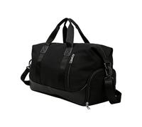 Generico Big Travel Bag | 35L Shoulder Sling Pack | With Waterproof Compartment Shoe Rack Workout Gym Bag | for Women Teen Girls Travel Yoga Fitness Swimming Daily, Negro , Consulte la descripción
