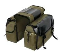 Genérico Bike Bag Panniers - Bicycle Saddle Bags | Waterproof Commuting Bag, Canvas Organizer for Motorbike Bicycle Scooter Biking Touring Commuting Travel Road Trip Accessories