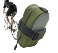 Genérico Bike Bag, Saddle Pack, 5.12x2.36x1.97in Cycling Pouch, Magnetic Buckle, Zipper Closure, Compact Size, Water Resistant for Road Rides, Touring, Outdoor Trips, Racing, Commuting