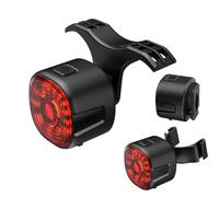 Generico Bike Brake Light - IPX6 Waterproof Bicycle Coil con detección inteligente, 6 modos de iluminación 100 lúmenes, automático en la parte posterior para una conducción segura