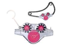 Genérico Bike Chain Cleaner, Cycling Frog Chain Washer, Compact High-Performance Scrubber 4.7 X 2.8 Inches, Bicycle Maintenance Tool for Road Biking, Trail Riding, Racing, Commuting, Pink
