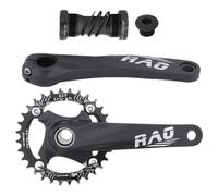Genérico Bike Crankset - Lightweight Narrow Wide Chainring | 170mm Hollow Integrated Chainring 1-Pack 32T Aluminum Alloy For Outdoor Riding, Technology Prevents Chain Derailment,