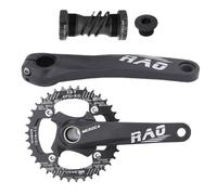 Genérico Bike Crankset - Lightweight Narrow Wide Chainring | 170mm Hollow Integrated Chainring 1-Pack 32T Aluminum Alloy For Outdoor Riding, Technology Prevents Chain Derailment,