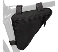 Genérico Bike Frame Storage Bag - Slim Low Profile Triangular Bicycle Pouch, Aerodynamic Under Top Tube Frame Organizer Pack For Essential Tools & Keys | Sl lack