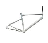 Genérico Bike Frame Thru Axle S/M/L Bicycle Frameset with Aluminum Alloy Front Fork Road Maximum Tire Volume 700x40C(Primary Colors,553mm(183-198cm))