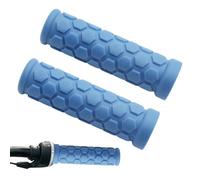 Genérico Bike Handle Grips - PVC Rubber 102mm 22mm | Shock Absorbing Bicycle Handlebar Covers, Anti Slip Cycling Grip Protectors For Road Bike Scooter Tricycle | Cycling Gear