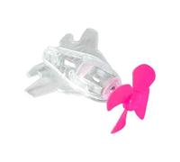 Generico Bike Handlebar Decoration, Aircraft Motorcycle Ornament, 2.36x2.36x1.18 Inches Wind Powered Cute Decor, Light Features, Motorbike Handlebar Design for Car, Electric Scooter