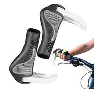 Genérico Bike Handlebar Grips - 2 Pair Bike Handlebar Grips | Comfortable Bicycle Handlebars, For Road Mountain Bicycle, Foldable Cycle,Mountain Biker Gŕips