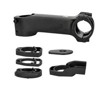 Genérico Bike Handlebar Stem | Aluminum Alloy Handlebarr Riser Extender | Degree Adjustable, Internal Cable Routing, Cycling Accessories for Road Mountain Long Distance Racing Adventure