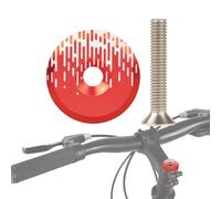 Genérico Bike Headset Top Cover - Mountain Bike Headset Stem Cover, Tight Thread Design Fork Tube Ĥeadset Cap for Intense Mountain Cross-Country and Long-Distance Road Riding