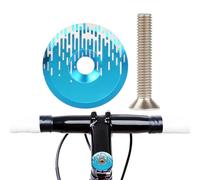 Genérico Bike Headset Top Cover - Mountain Bike Headset Stem Cover, Tight Thread Design Fork Tube Ĥeadset Cap for Intense Mountain Cross-Country and Long-Distance Road Riding