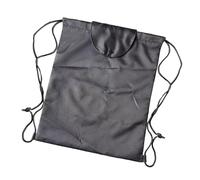 Genérico Bike Helmet Storage Bag, Helmet Carry Drawstring Bags, 19.69x19.69 Inches Waterproof Basketball Organizer, Hard Hat Backpack for Outdoor Sports Running Camping Cycling, Black