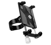 Genérico Bike Phone Holder | Aluminum Alloy & Silicone Handlebar Mount 5.5cm Panel | Shockproof Mobile Device Clamp | Compatible with 21-31.8mm Tubes Bicycle Scooter Motorcycle