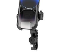 Genérico Bike Phone Holder - Anti Shake Rotating Cellphone Clamp, Handlebar Grip Bar Bracket, Shockproof Cradle Support | Universal Motorbike Navigation Mount, Cycling Touring Racing Birthday