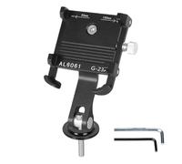 Genérico Bike Phone Mount, Anti Shake Motorcycle Mobile Holder, 180° Adjustable Shockproof Phone Rack, Handlebar for Bicycle, Scooter, Outdoor Riding, Travel Navigation, GPS Use