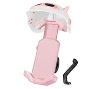 Generico Bike Phone Mount, Scooter Cellphone Rack with Sunshade, 4.7-7.1 Inches/11.94-18.03cm Waterproof 360 Degree Rotation Holder for Bicycles, Scooters, Motorcycles ABS