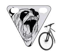 Genérico Bike Reflectors 63x67mm | Cycling Reflective Gear High Visibility Warning Attachment, Night Riding Safety Reflector For Road Mountain City Commuting Cycling Travel Outdoor Night Use