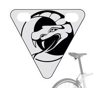 Genérico Bike Reflectors 63x67mm | Cycling Reflective Gear High Visibility Warning Attachment, Night Riding Safety Reflector For Road Mountain City Commuting Cycling Travel Outdoor Night Use